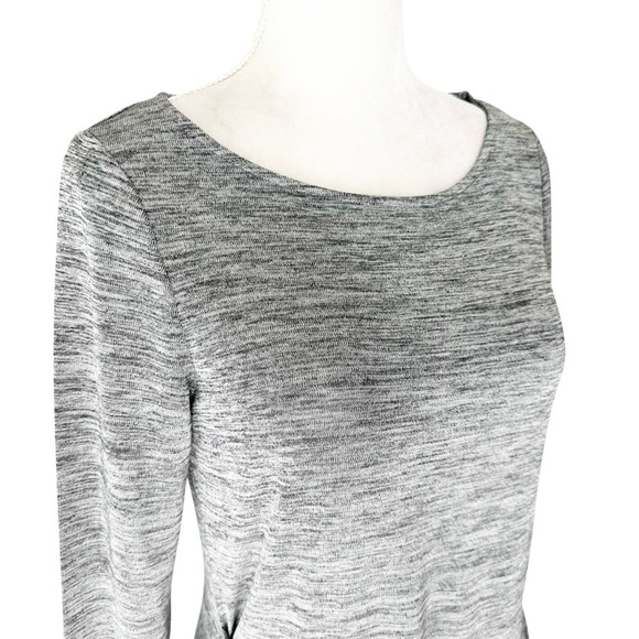 Sport The Kooples gray mini dress long sleeves tie knot skirt 3/8/large - Picture 4 of 16